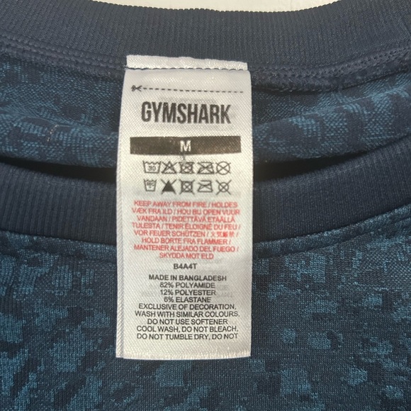 Gymshark Adapt Animal Seamless Lace Up Back Crop Top - Picture 6 of 8